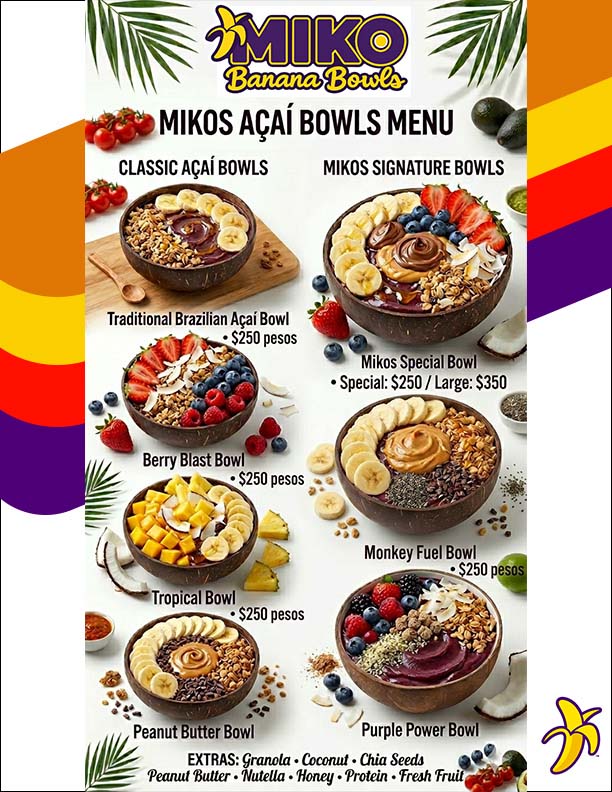 MIKOS MENU FOOD MENUE