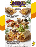MIKO BURRITOS MENU