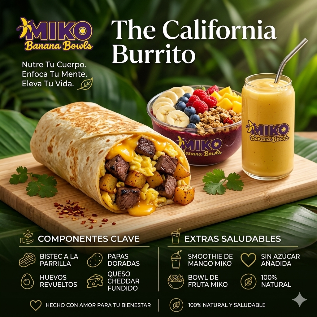 MIKO BURRITOS MENU