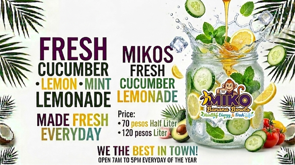 MIKO POWER JUICE BAR MENU